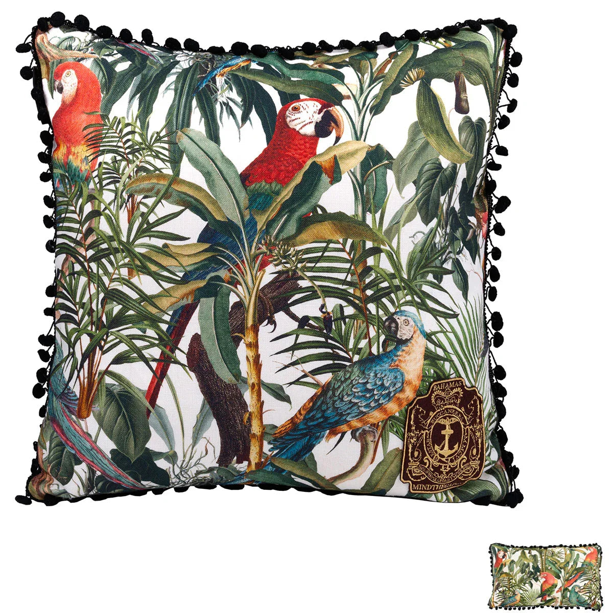 Parrots Of Brazil Cushion - Mind The Gap