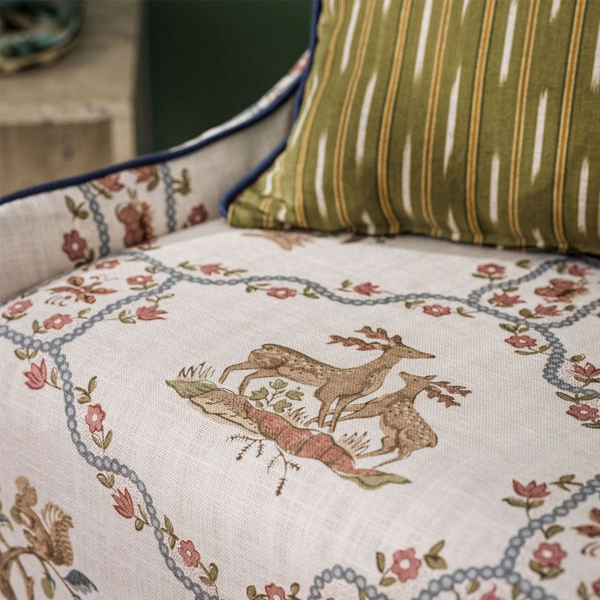Partridge & Pear Fabric - Sanderson
