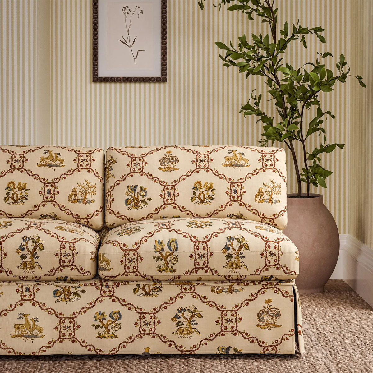 Partridge & Pear Fabric - Sanderson