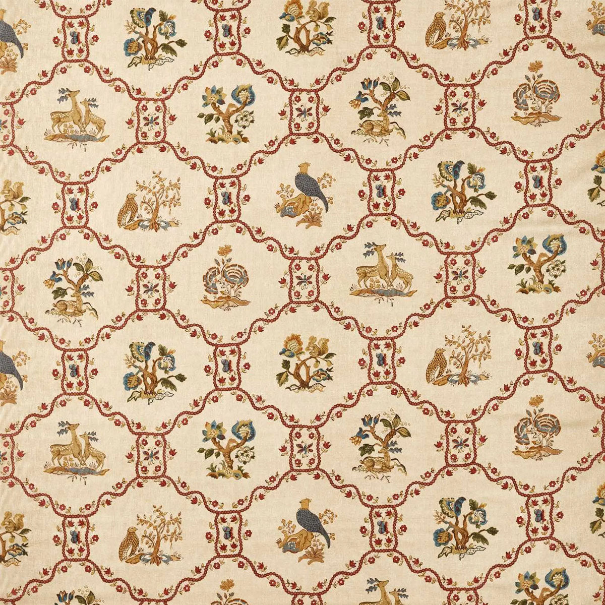Partridge & Pear Fabric - Sanderson