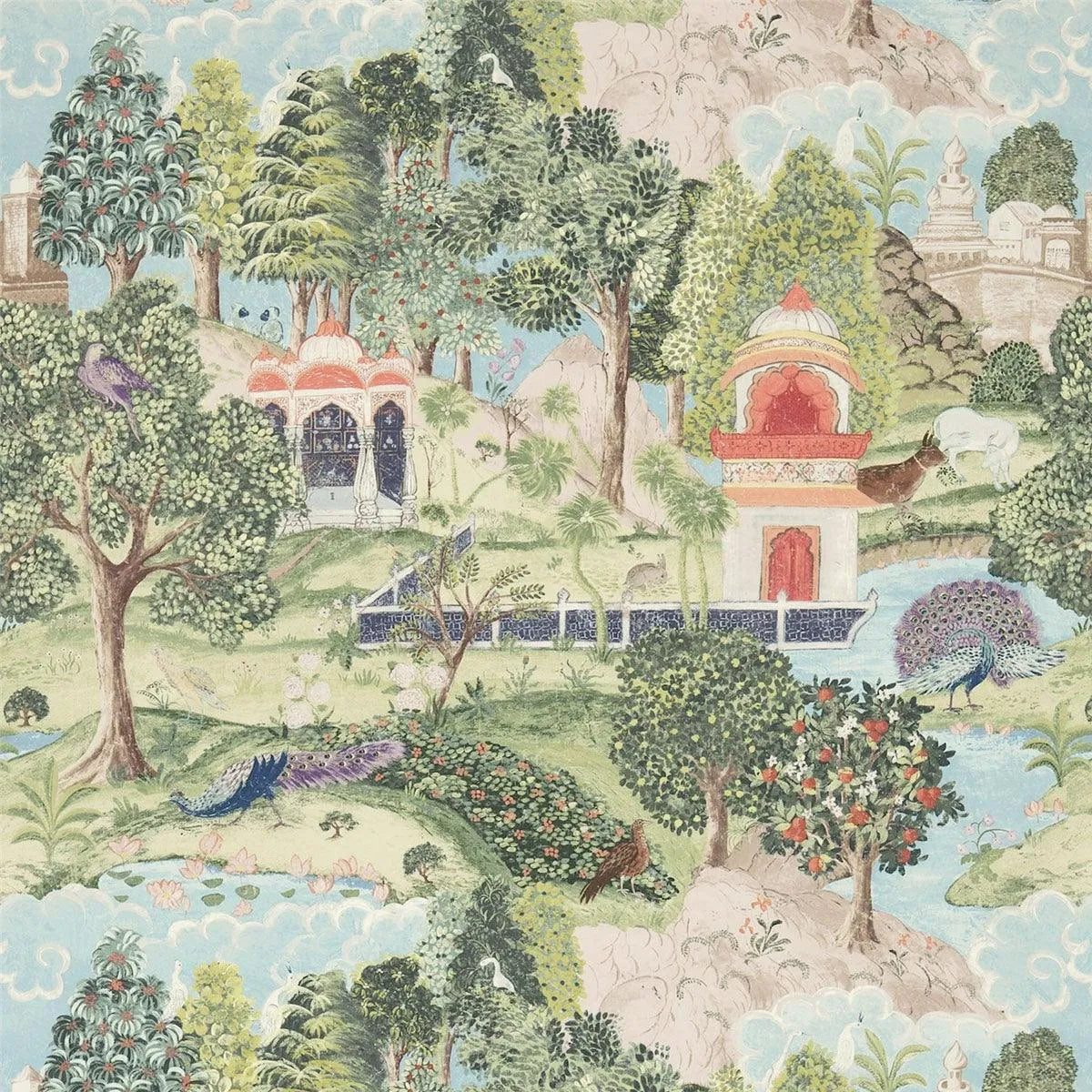 Peacock Garden Wallpaper - Zoffany