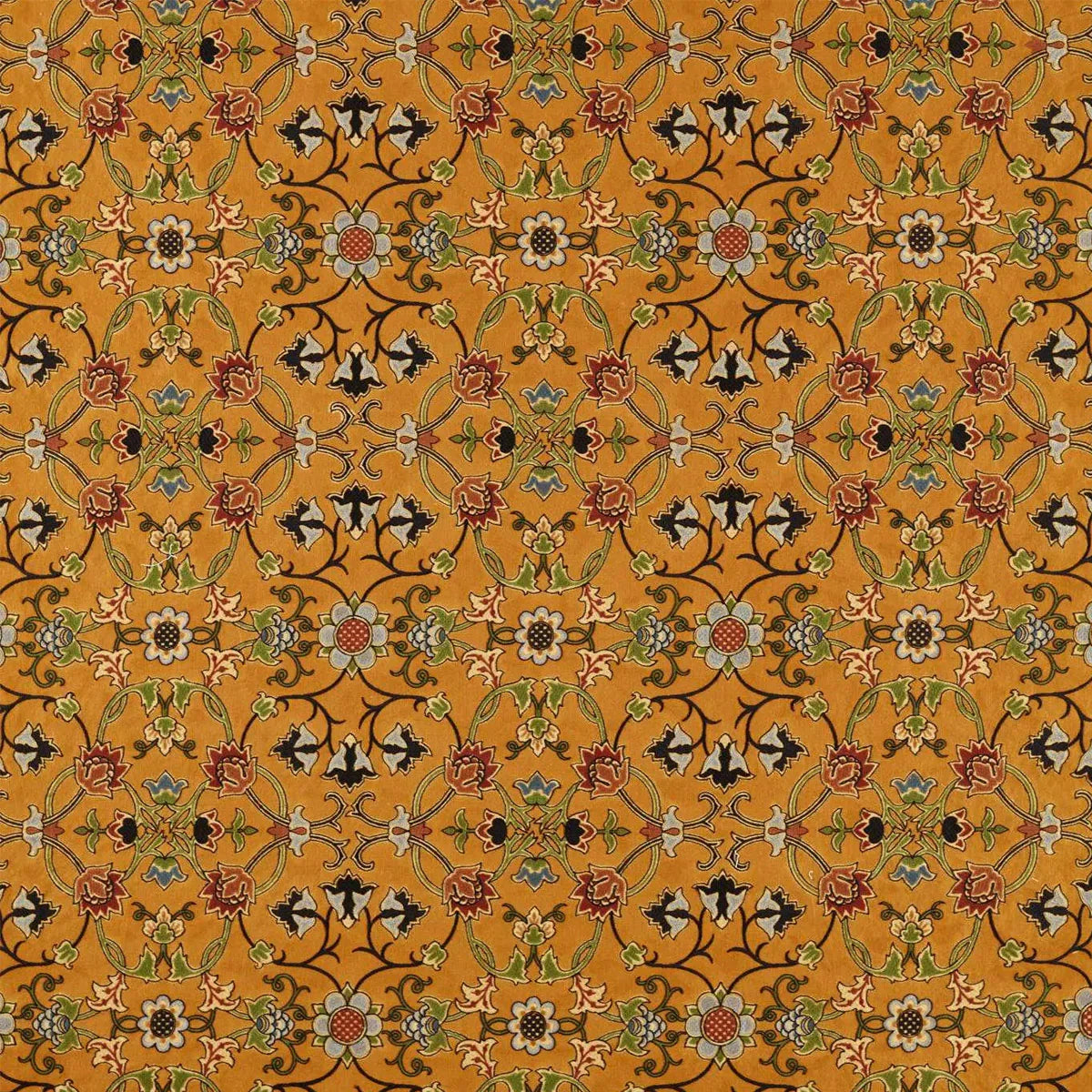Persian Scroll Embroidery Fabric - Morris & Co