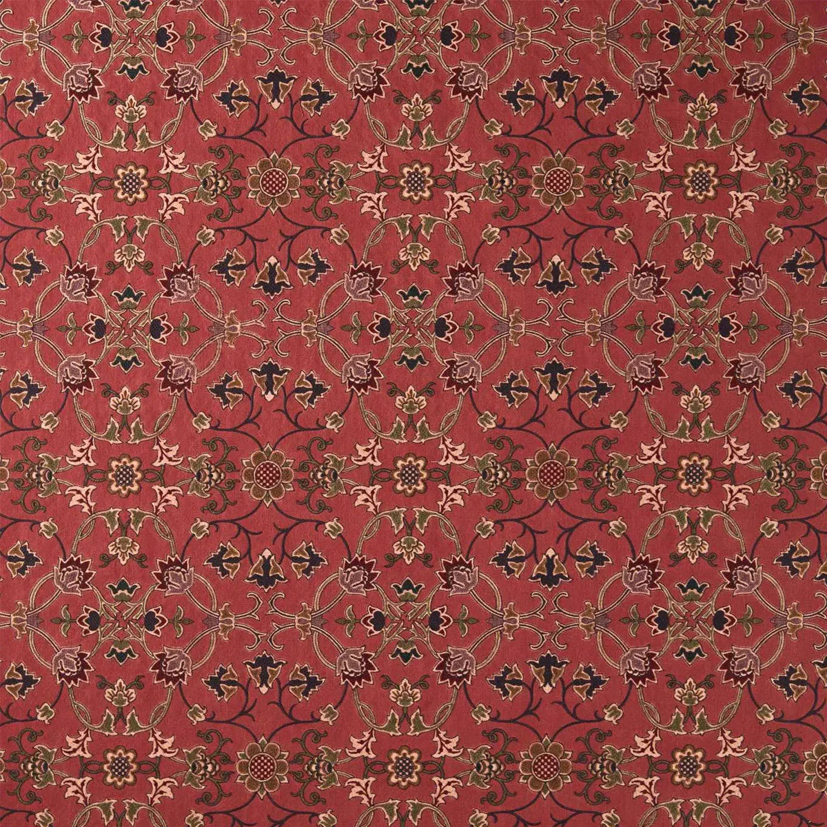 Persian Scroll Embroidery Fabric - Morris & Co