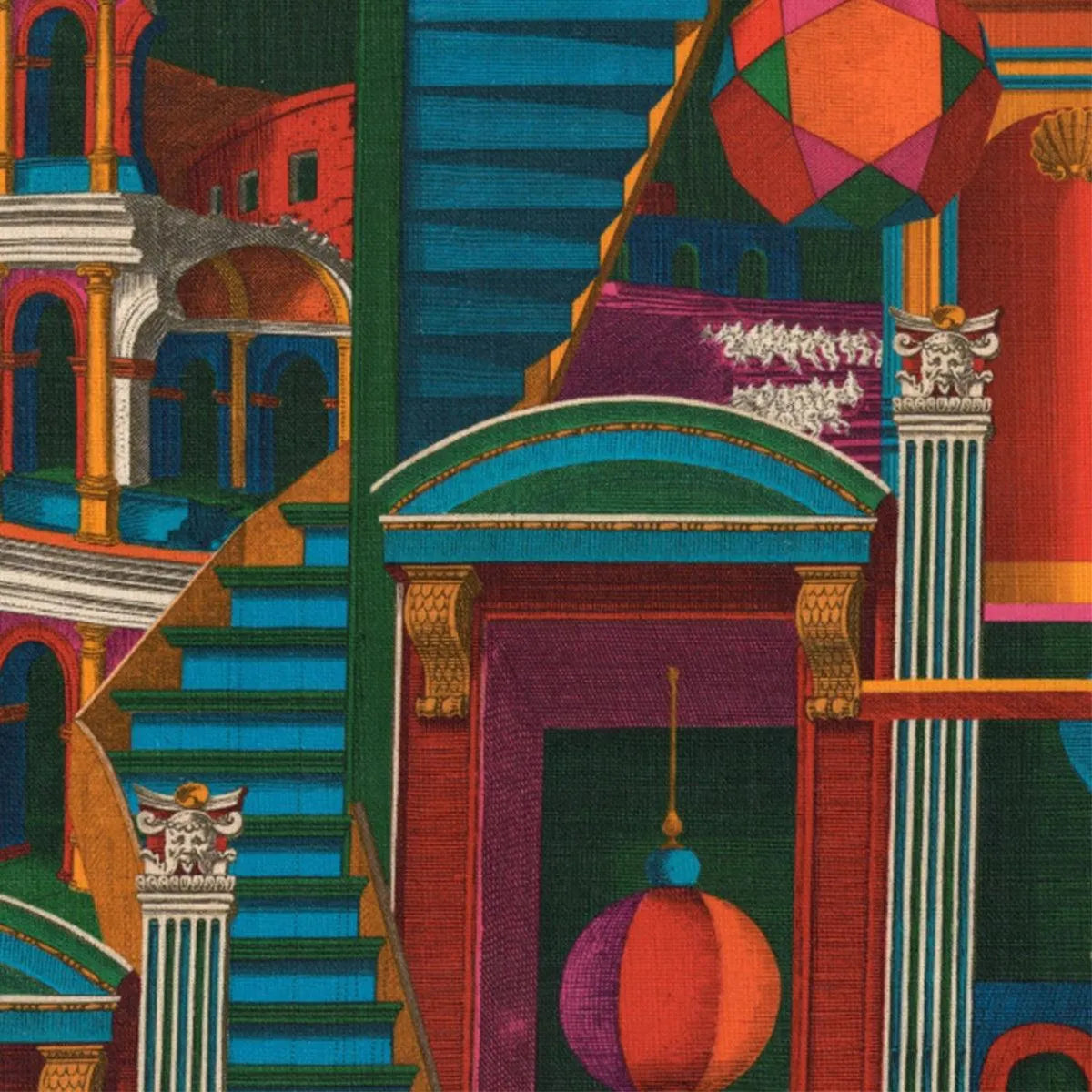 Piazza Delgi Arlecchini Fabric - Mind The Gap