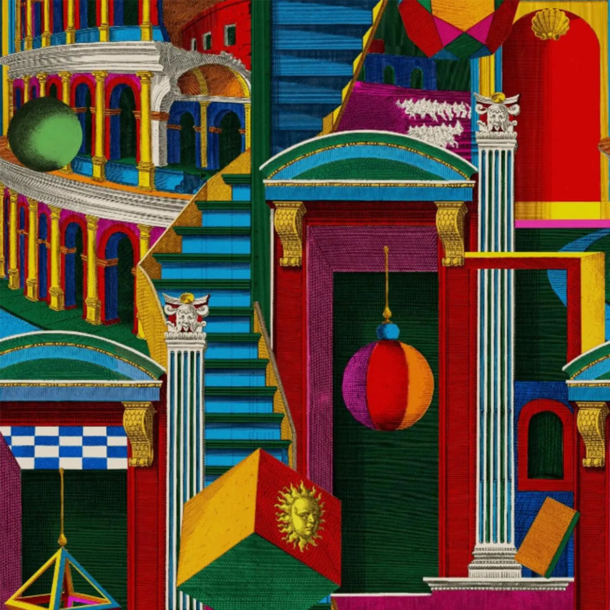 Piazza Delgi Arlecchini Wallpaper - Mind The Gap