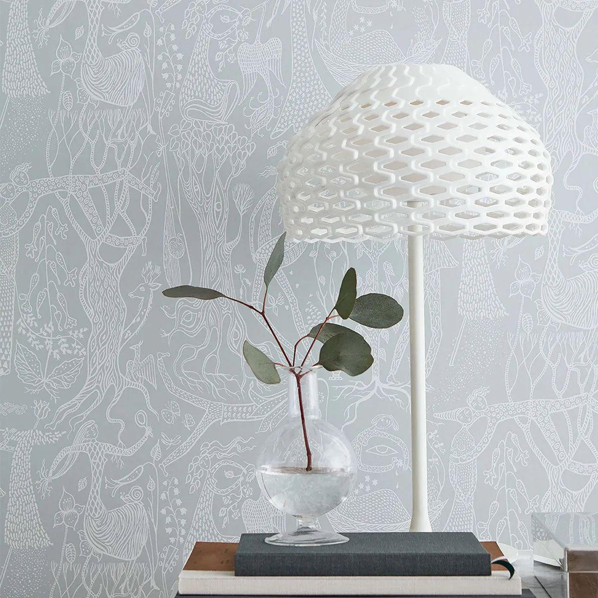 Stig Lindberg Poème d´Amour Wallpaper - Borastapeter