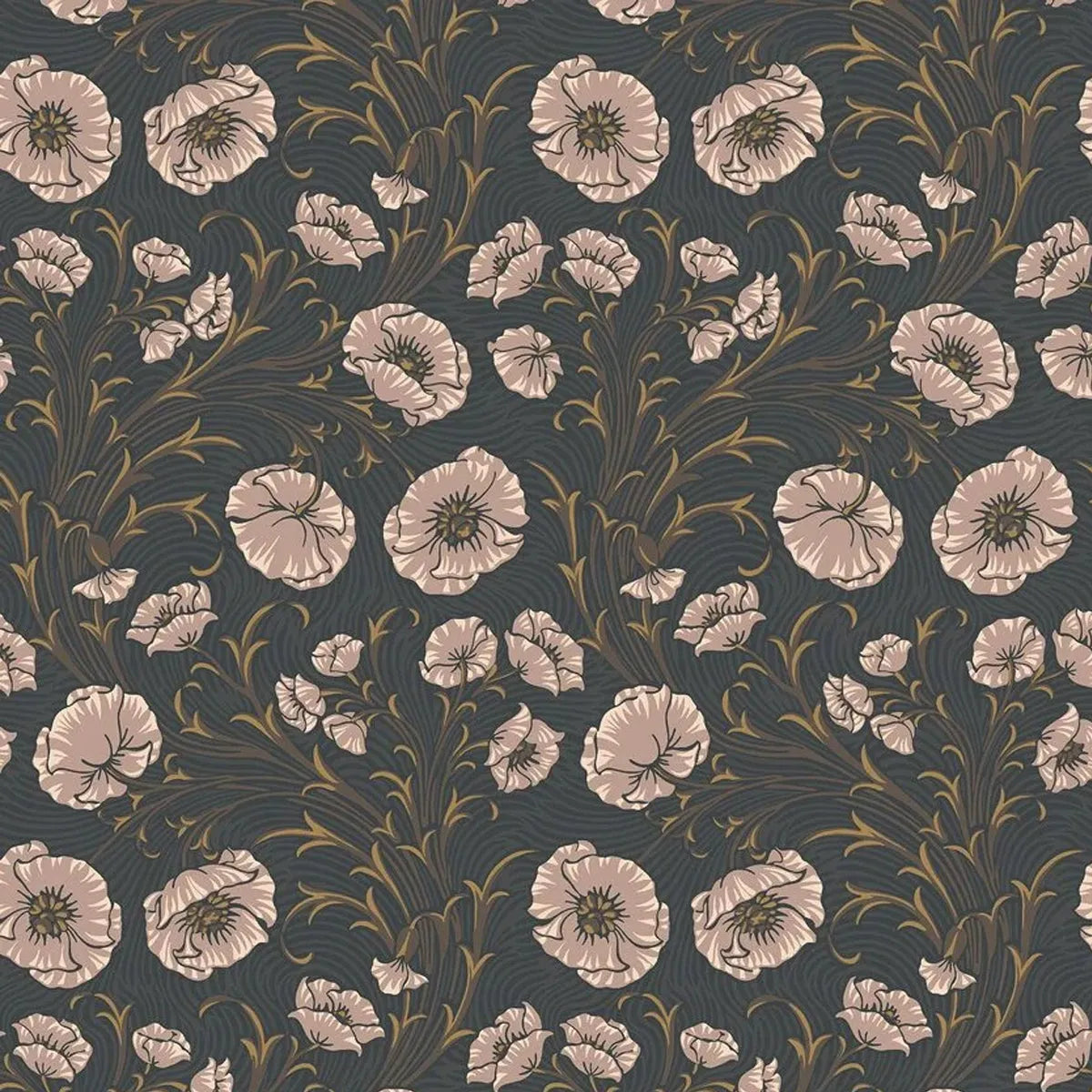 Poppy Flow Wallpaper - Borastapeter