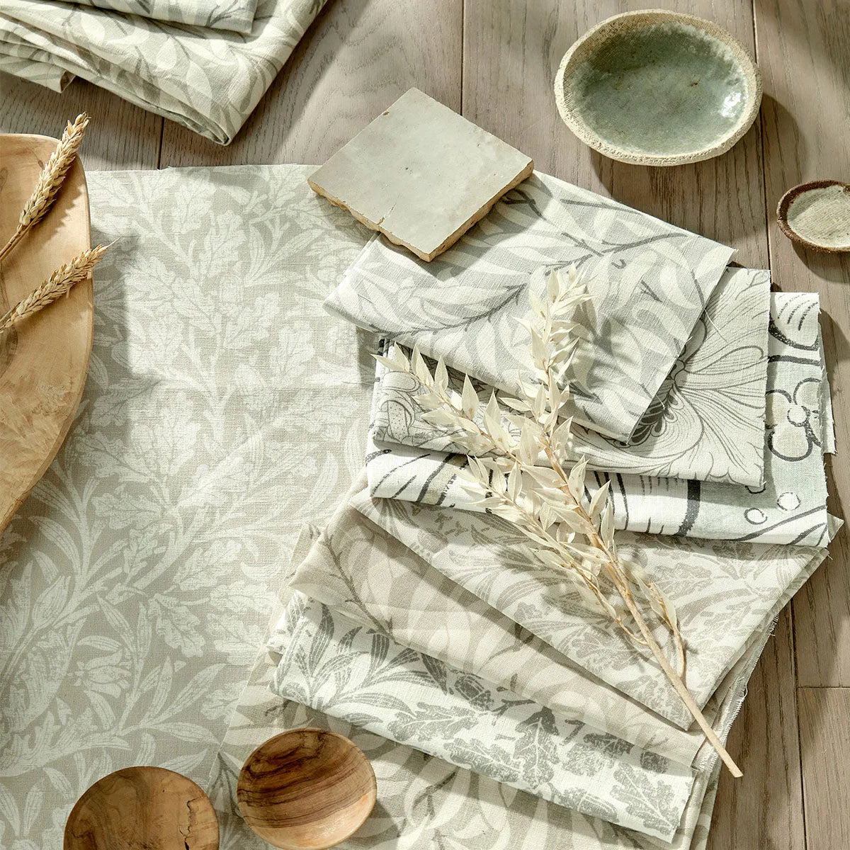 Pure Acorn Wide Width Fabric - Morris & Co