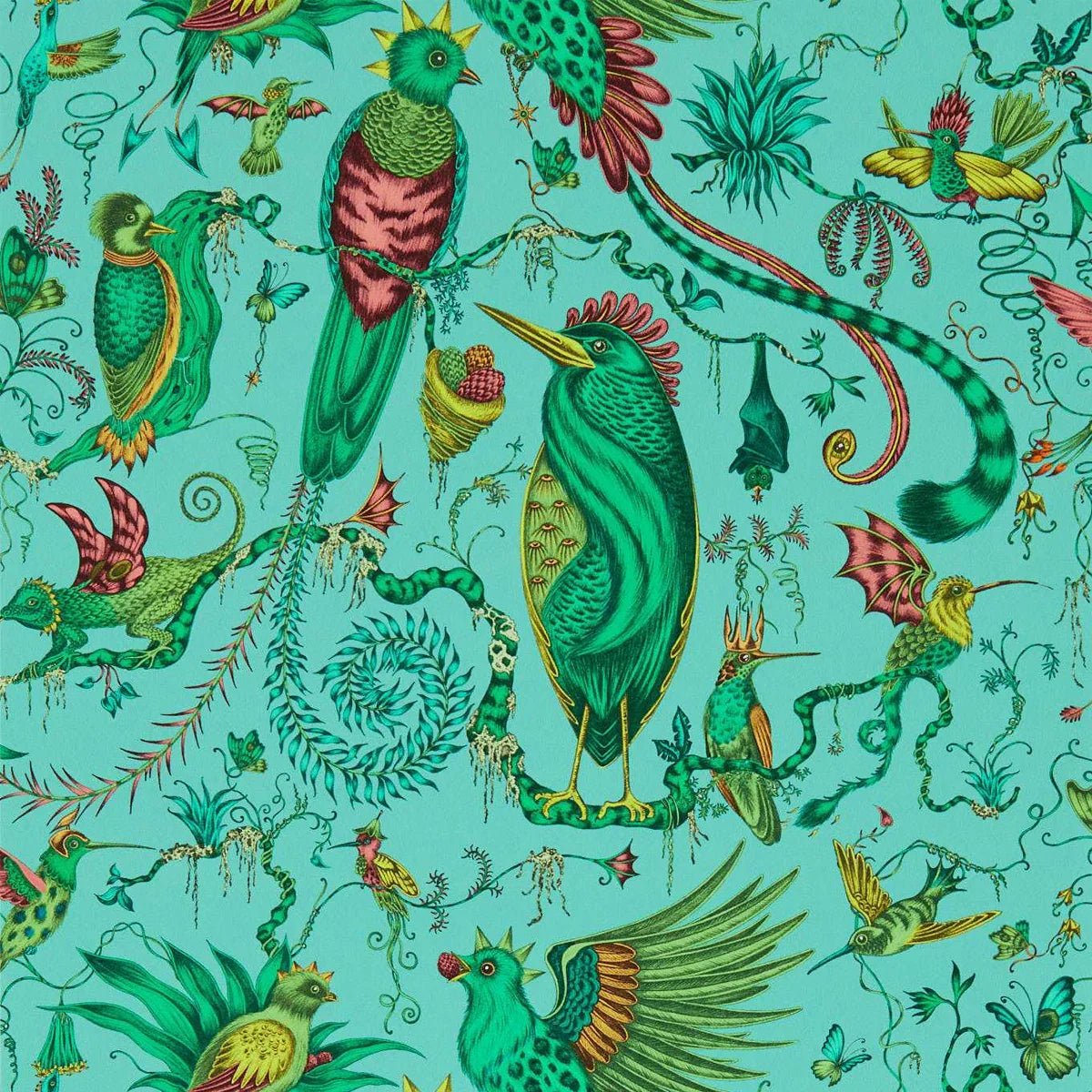 Quetzal Wallpaper - Clarke & Clarke X Emma Shipley
