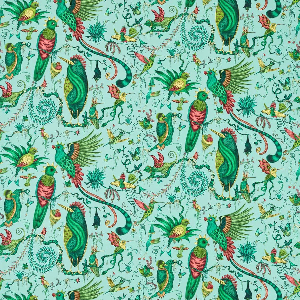 Quetzal Fabric - Clarke & Clarke X Emma Shipley