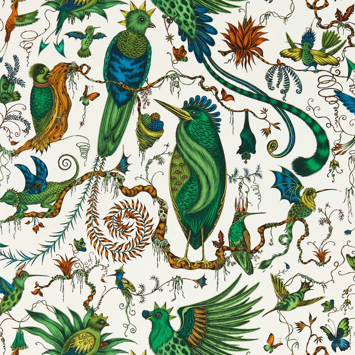 Quetzal Wallpaper - Clarke & Clarke X Emma Shipley