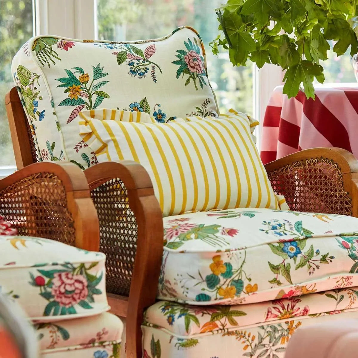 Ribbon Stripe Fabric - Harlequin X Sophie Robinson