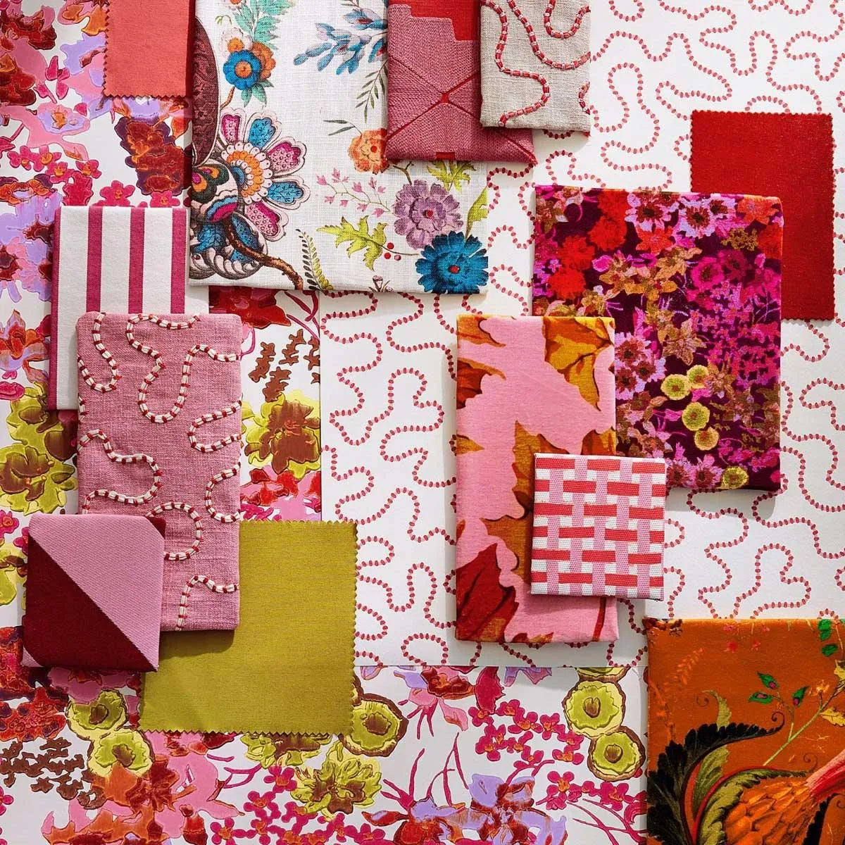 Ribbon Stripe Fabric - Harlequin X Sophie Robinson