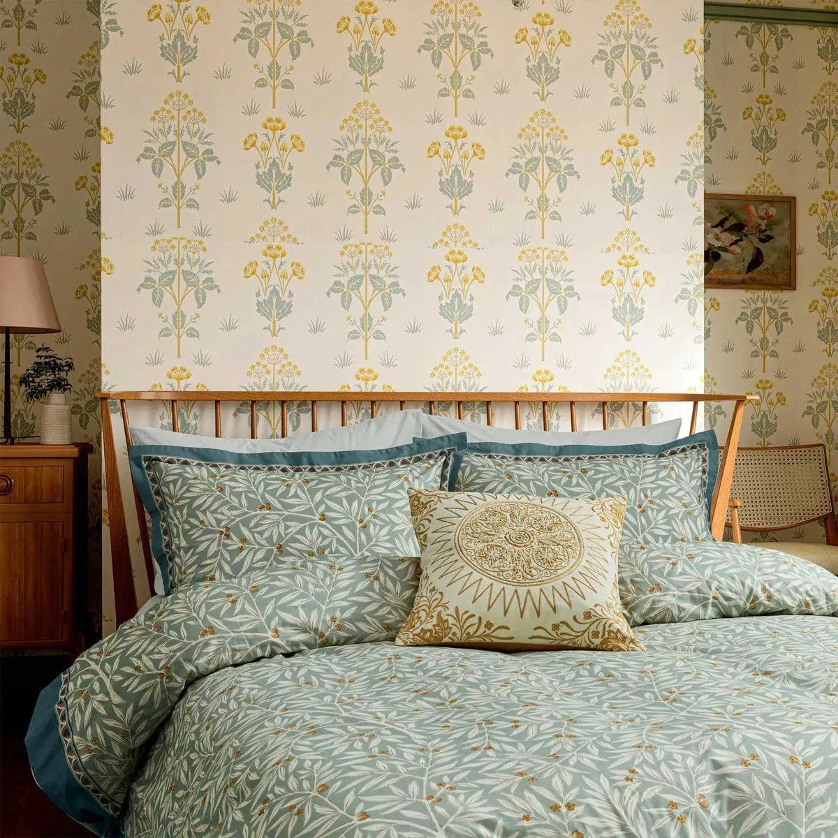 Morris & Co Room Willow Gold Cushion