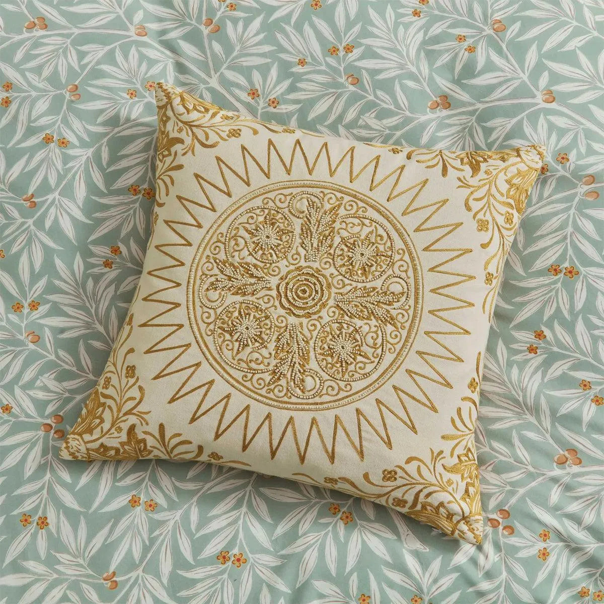 Morris & Co Room Willow Gold Cushion