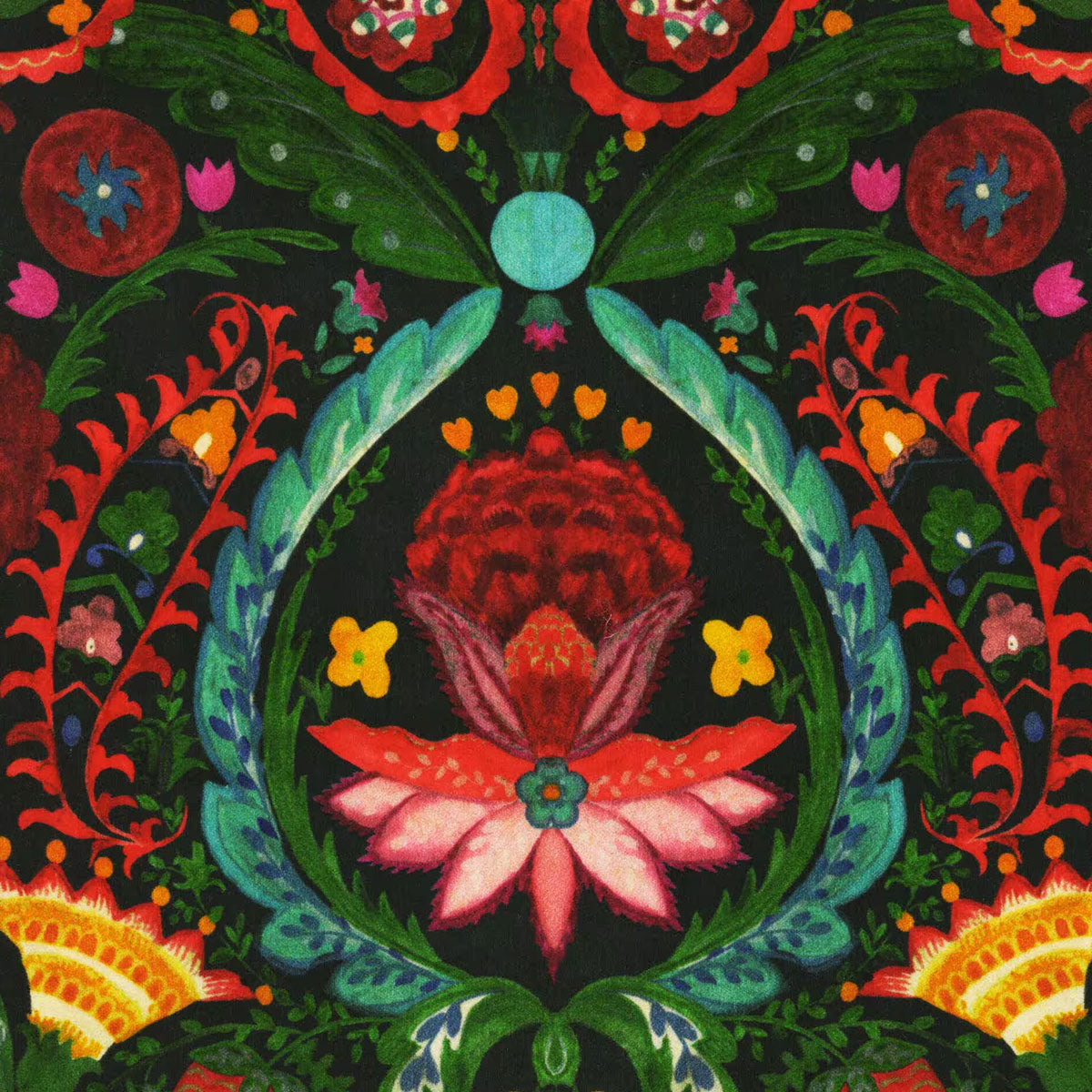 Rosa Mundi Fabric - Mind The Gap