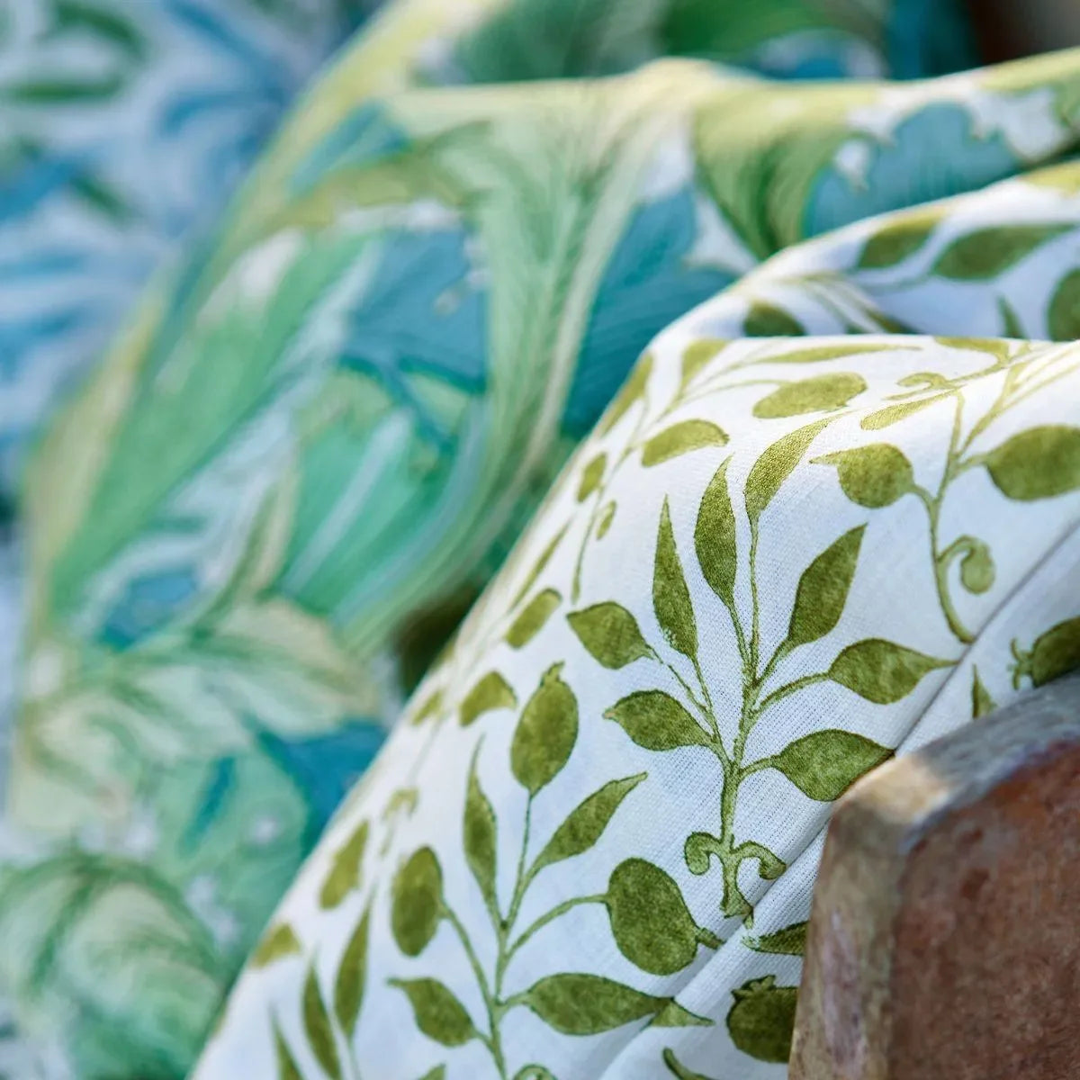 Rosehip Outdoor Fabric - Morris & Co