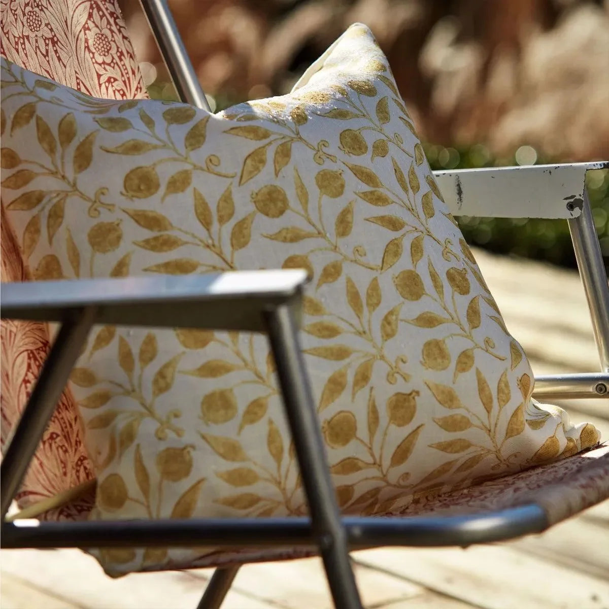 Rosehip Outdoor Fabric - Morris & Co