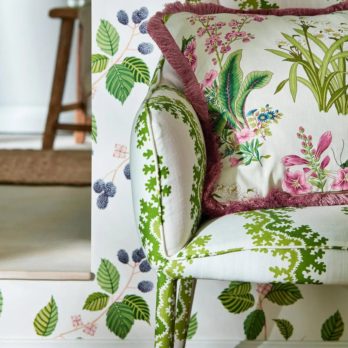 Rubus Wallpaper - Sanderson
