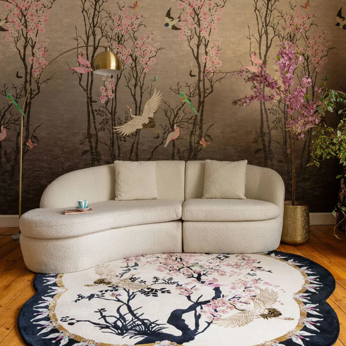 Sakura Wallpaper - Wendy Morrison Design