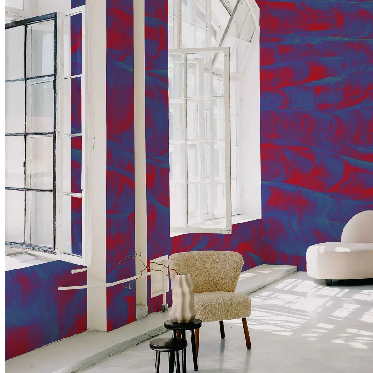 Sand Waves Geo Mural Wallpaper - Coordonne