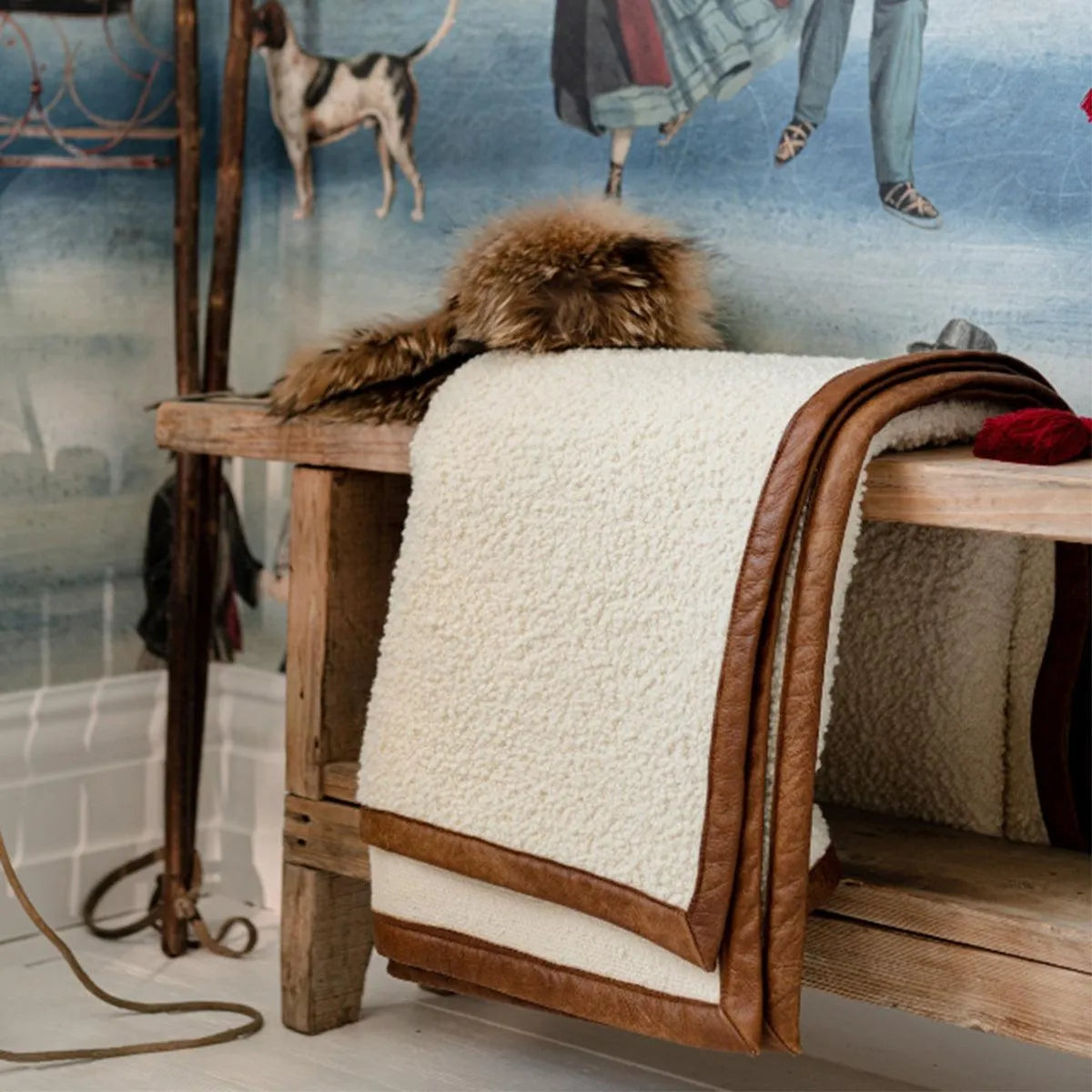 Schaffell Woven Fabric - Mind The Gap
