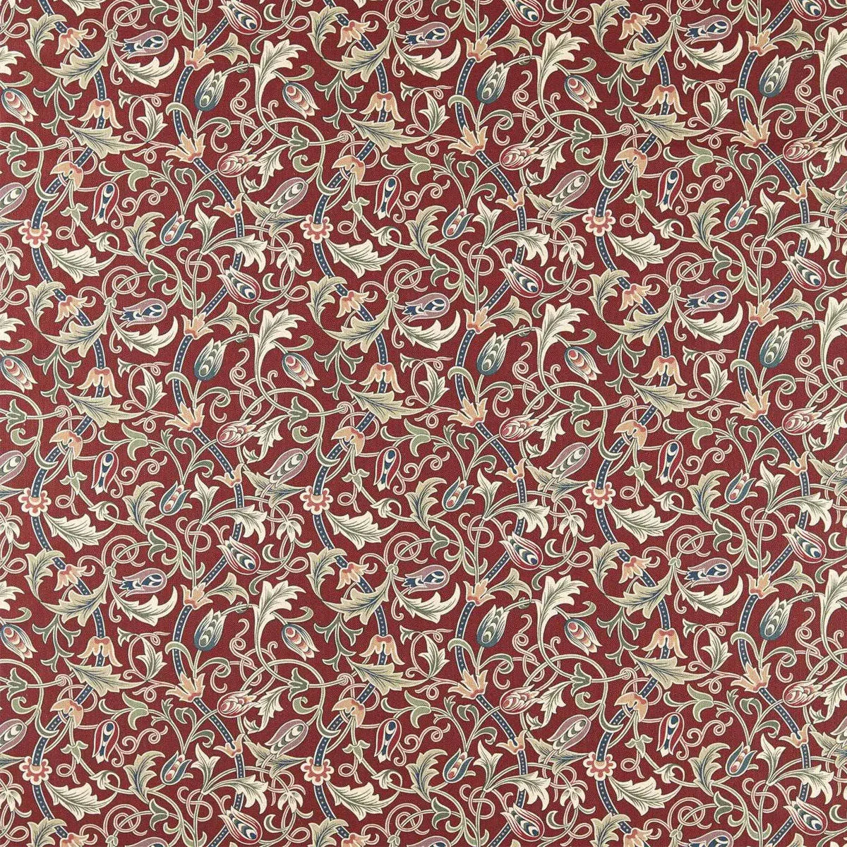 Scrolling Tulip Fabric - Morris & Co