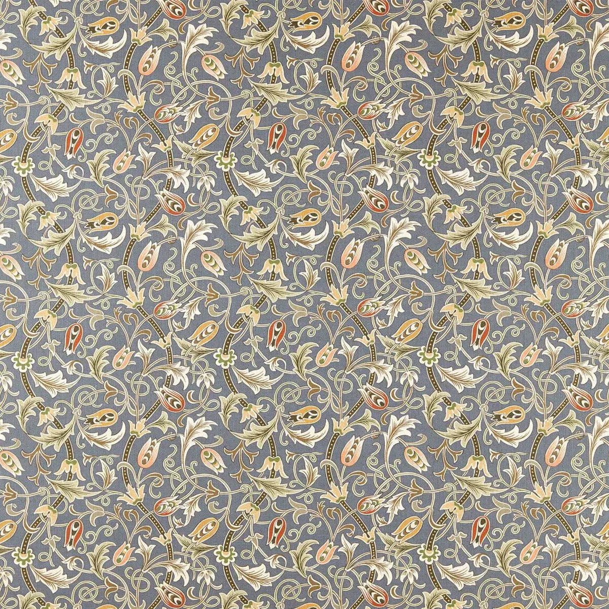 Scrolling Tulip Fabric - Morris & Co