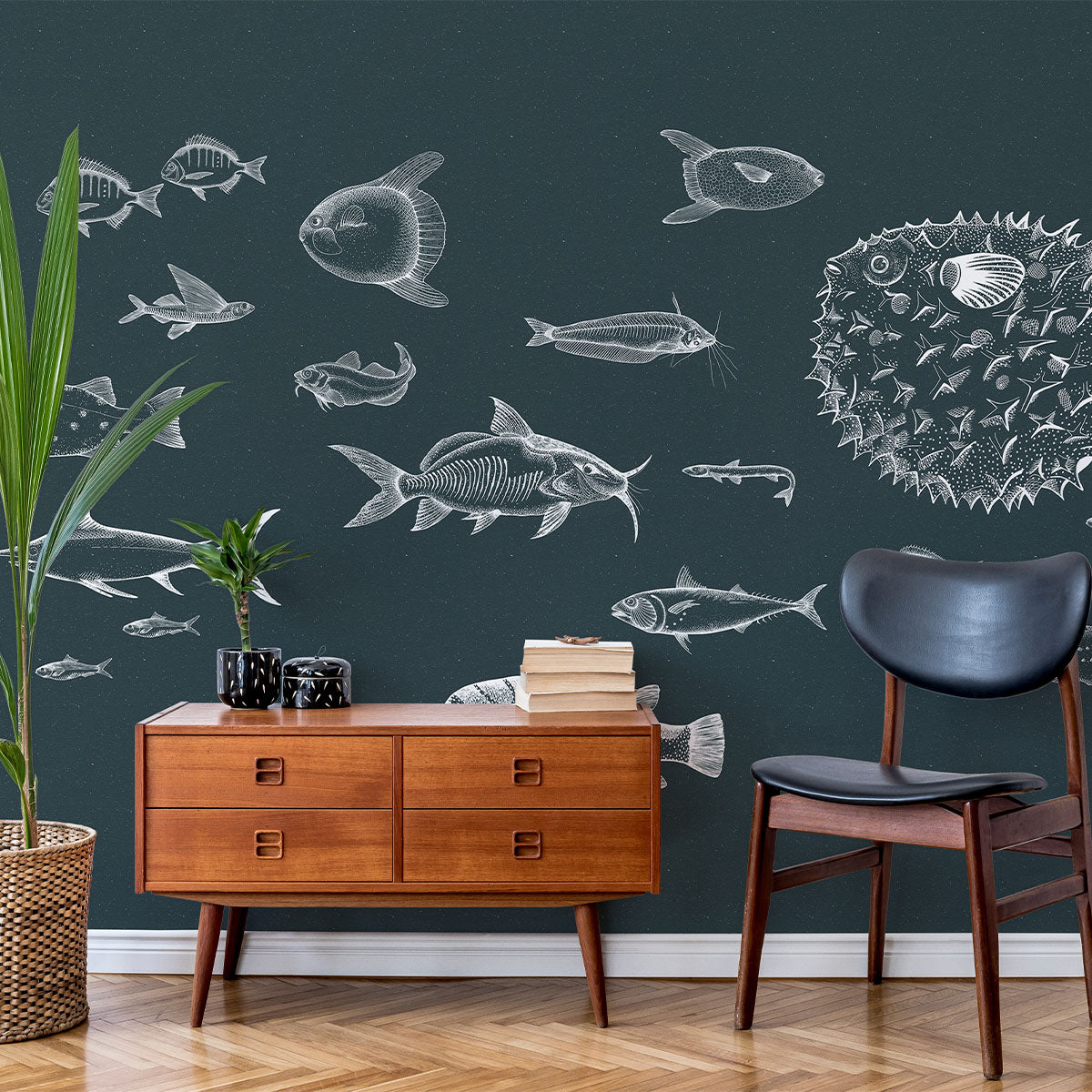 Sea Current Mural Wallpaper - Coordonne