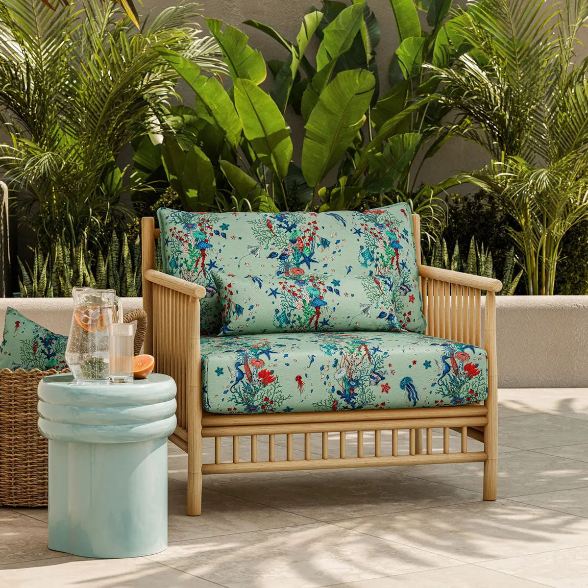 Seaforest Indoor Outdoor Fabric - Clarke & Clarke X Emma Shipley
