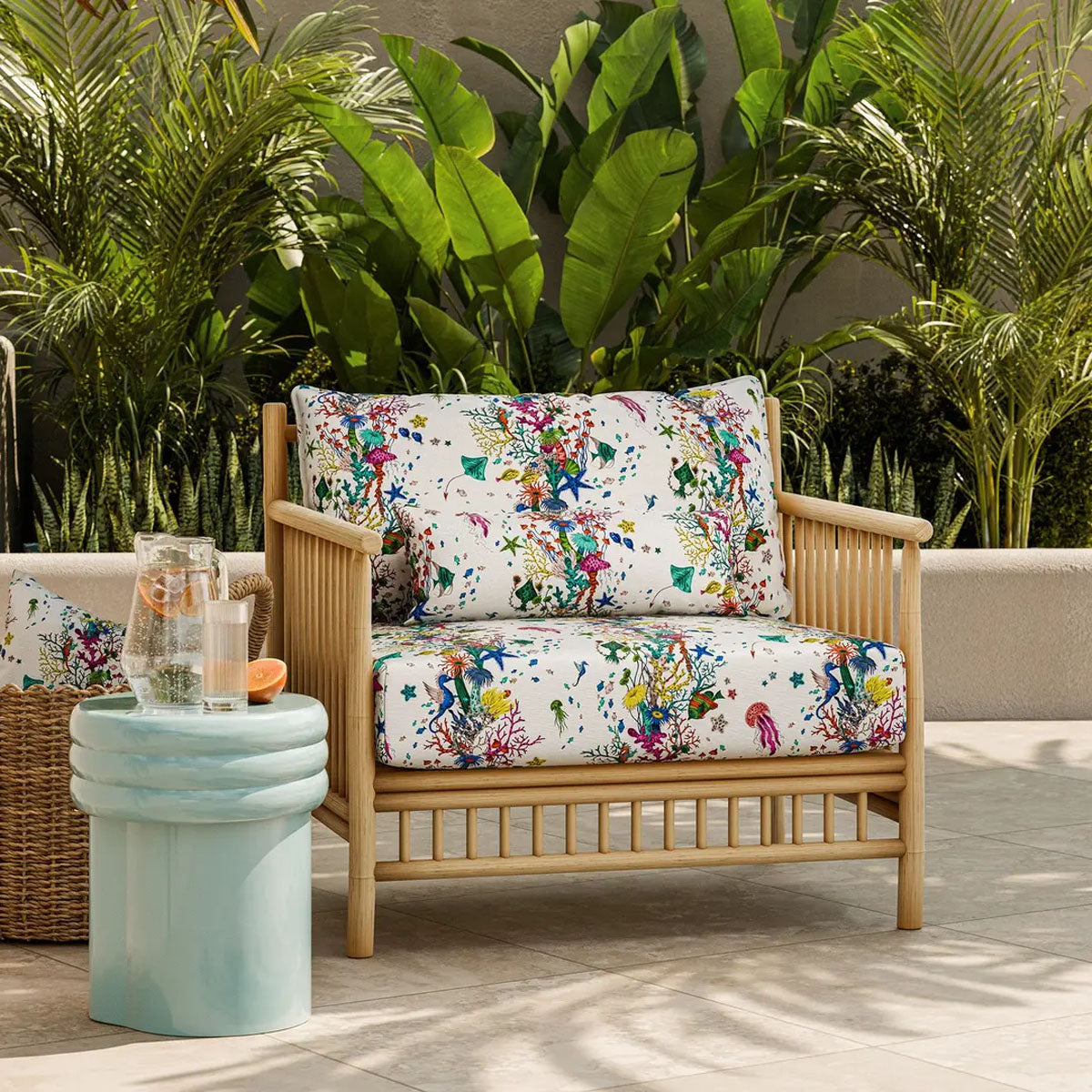 Seaforest Indoor Outdoor Fabric - Clarke & Clarke X Emma Shipley