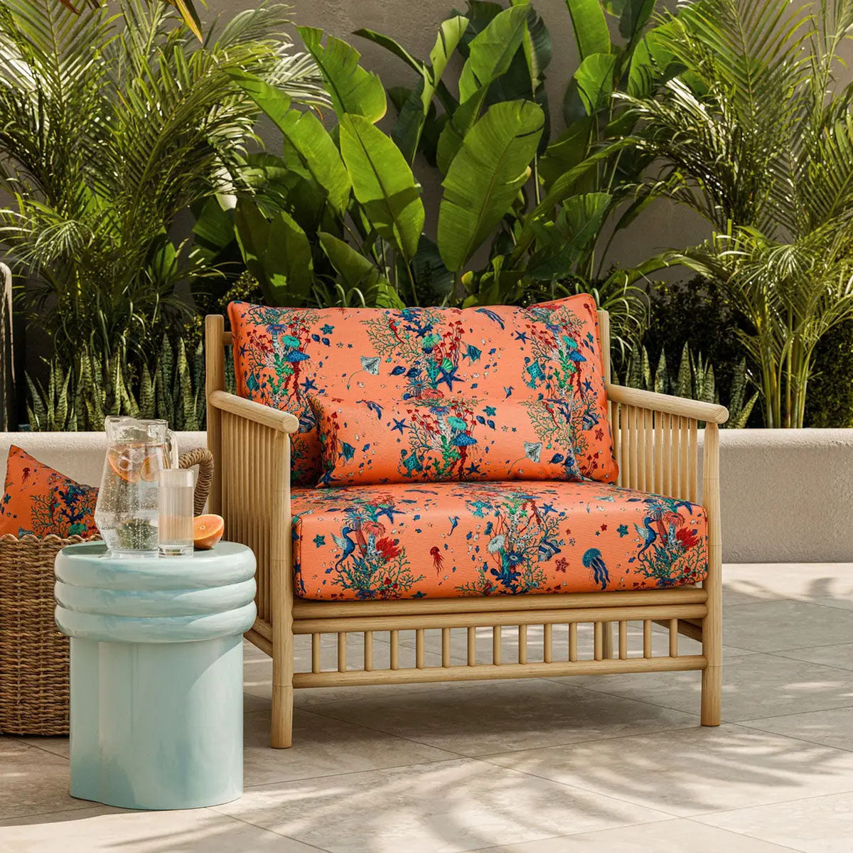 Seaforest Indoor Outdoor Fabric - Clarke & Clarke X Emma Shipley