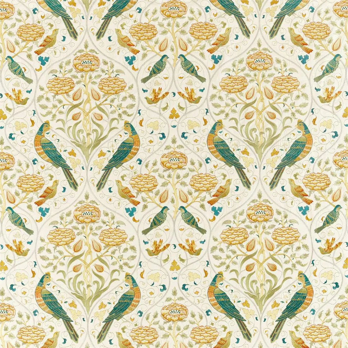 Seasons By May Embroidery Fabric - Morris & Co