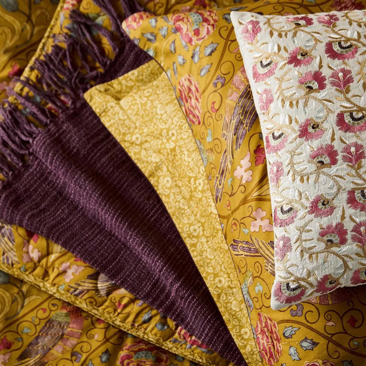 Morris & Co Seasons By May Linen Cushion
