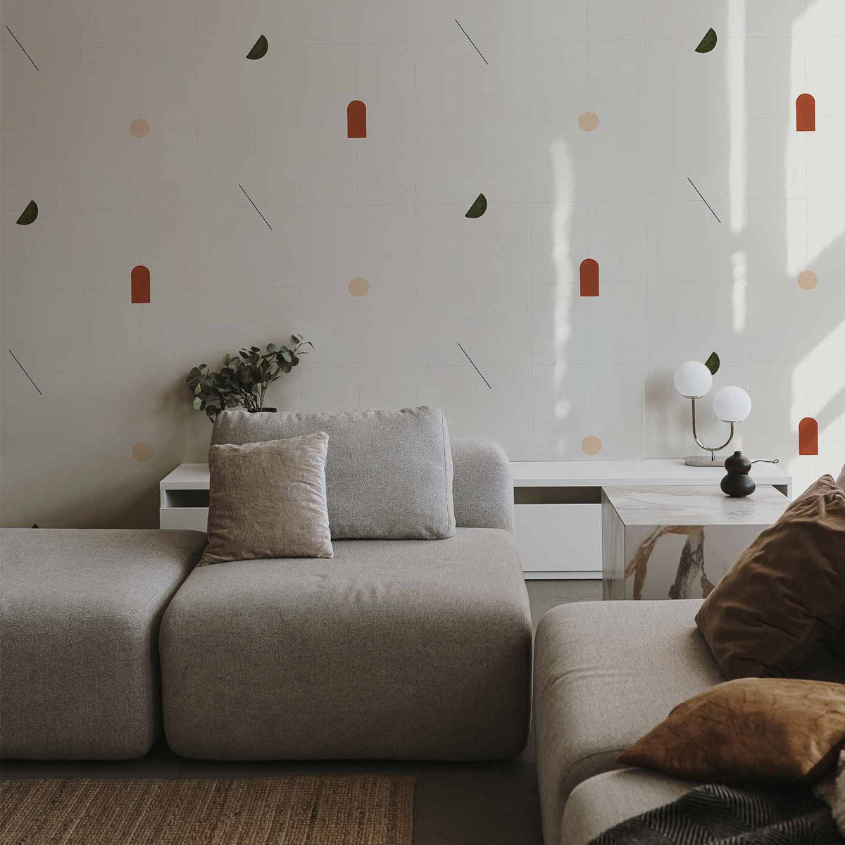 Shape Study Wallpaper - Coordonne