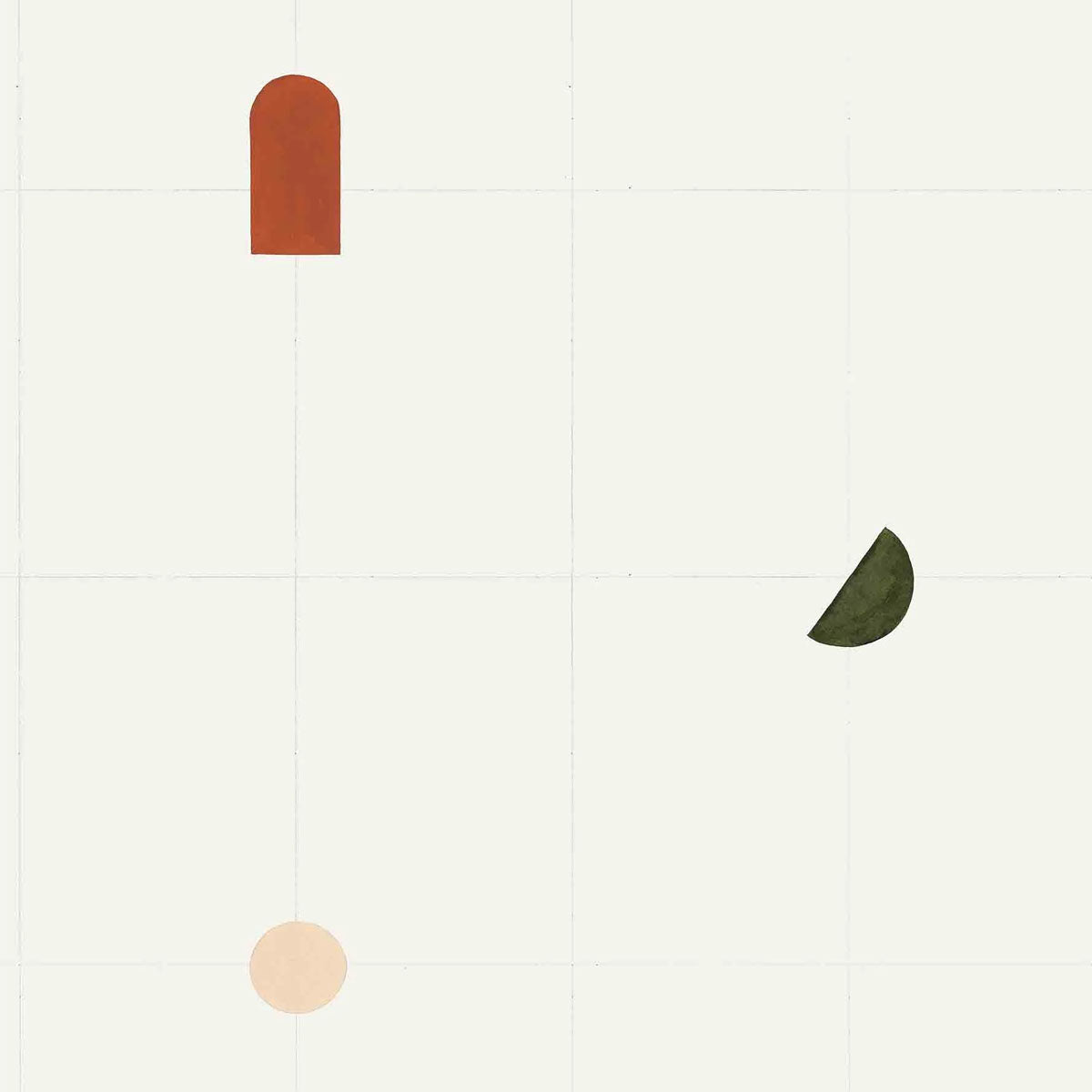 Shape Study Wallpaper - Coordonne
