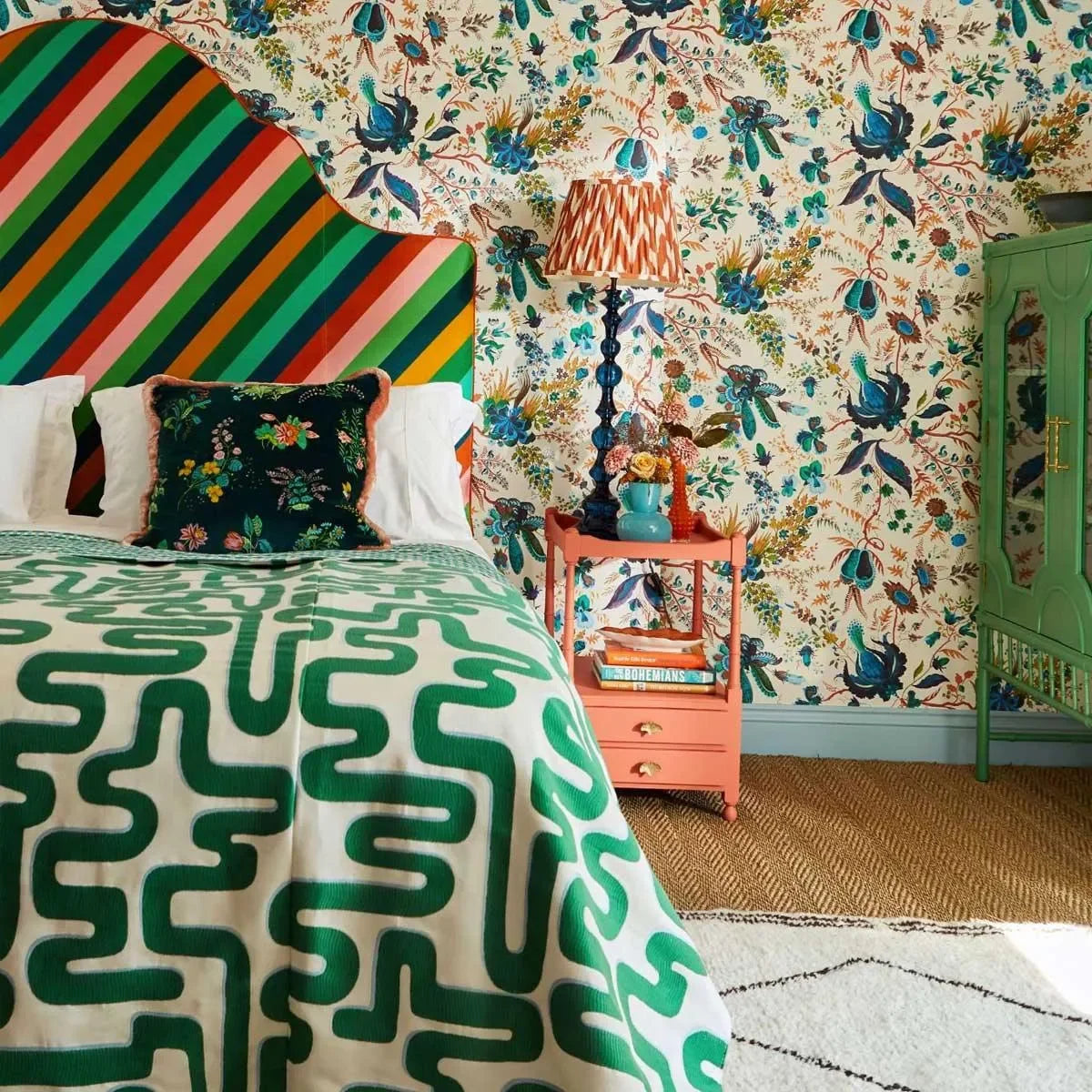Sherbet Stripe Fabric - Harlequin X Sophie Robinson