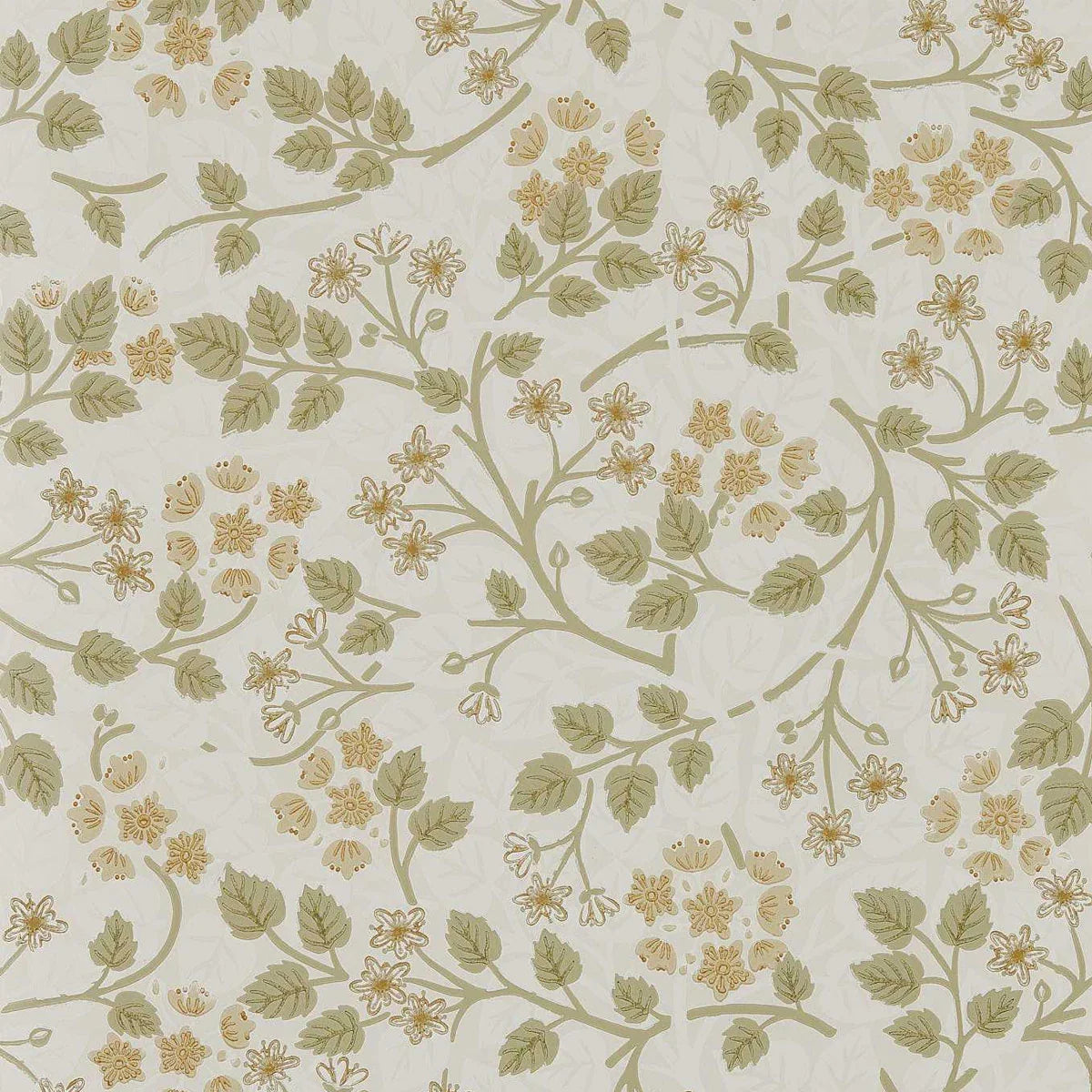 Silver Lime Wallpaper - Sanderson