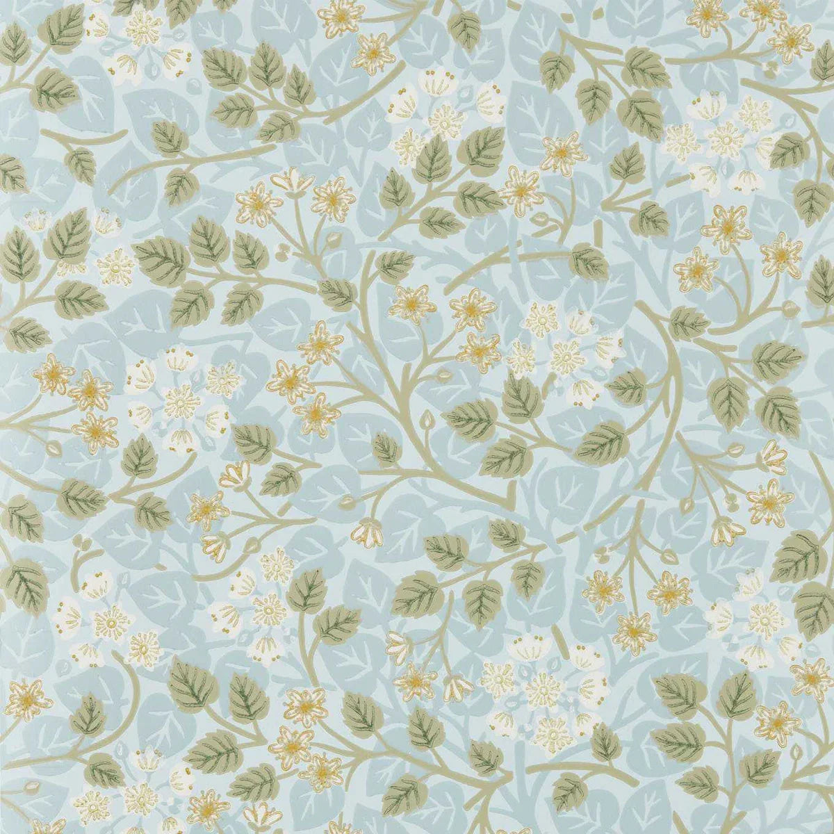 Silver Lime Wallpaper - Sanderson