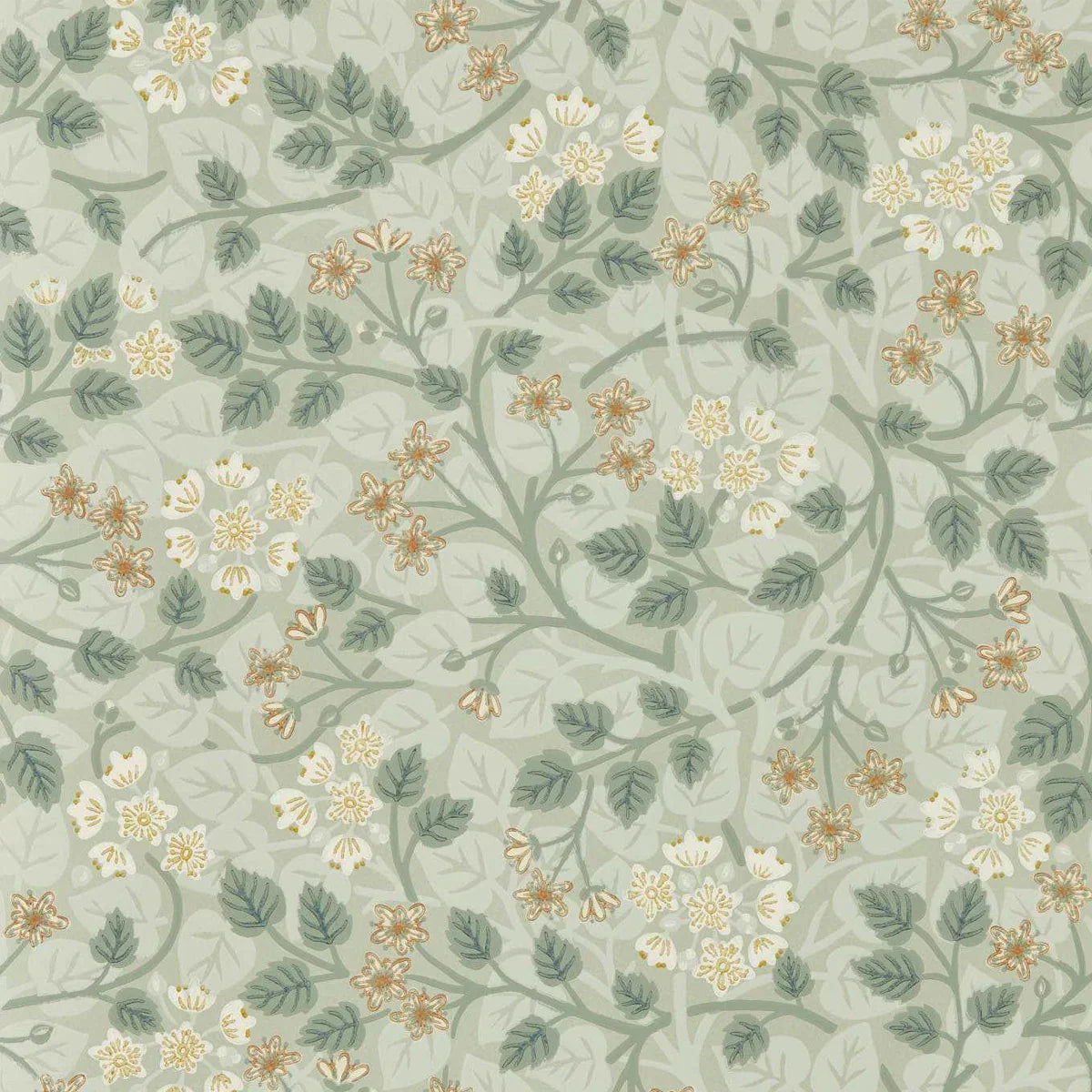 Silver Lime Wallpaper - Sanderson