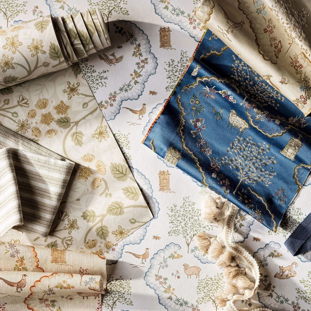 Silver Lime Wallpaper - Sanderson