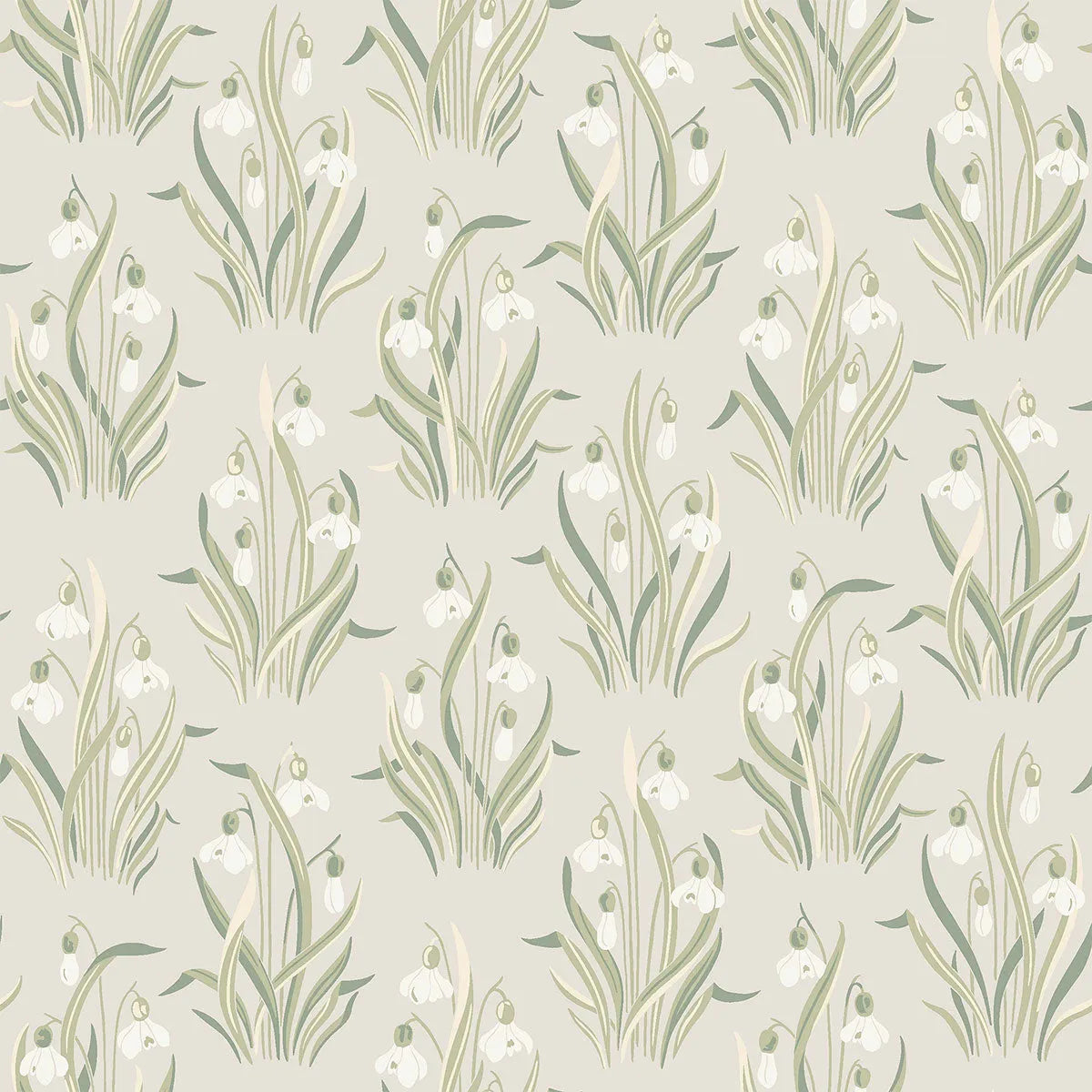 Snödroppe Wallpaper - Borastapeter