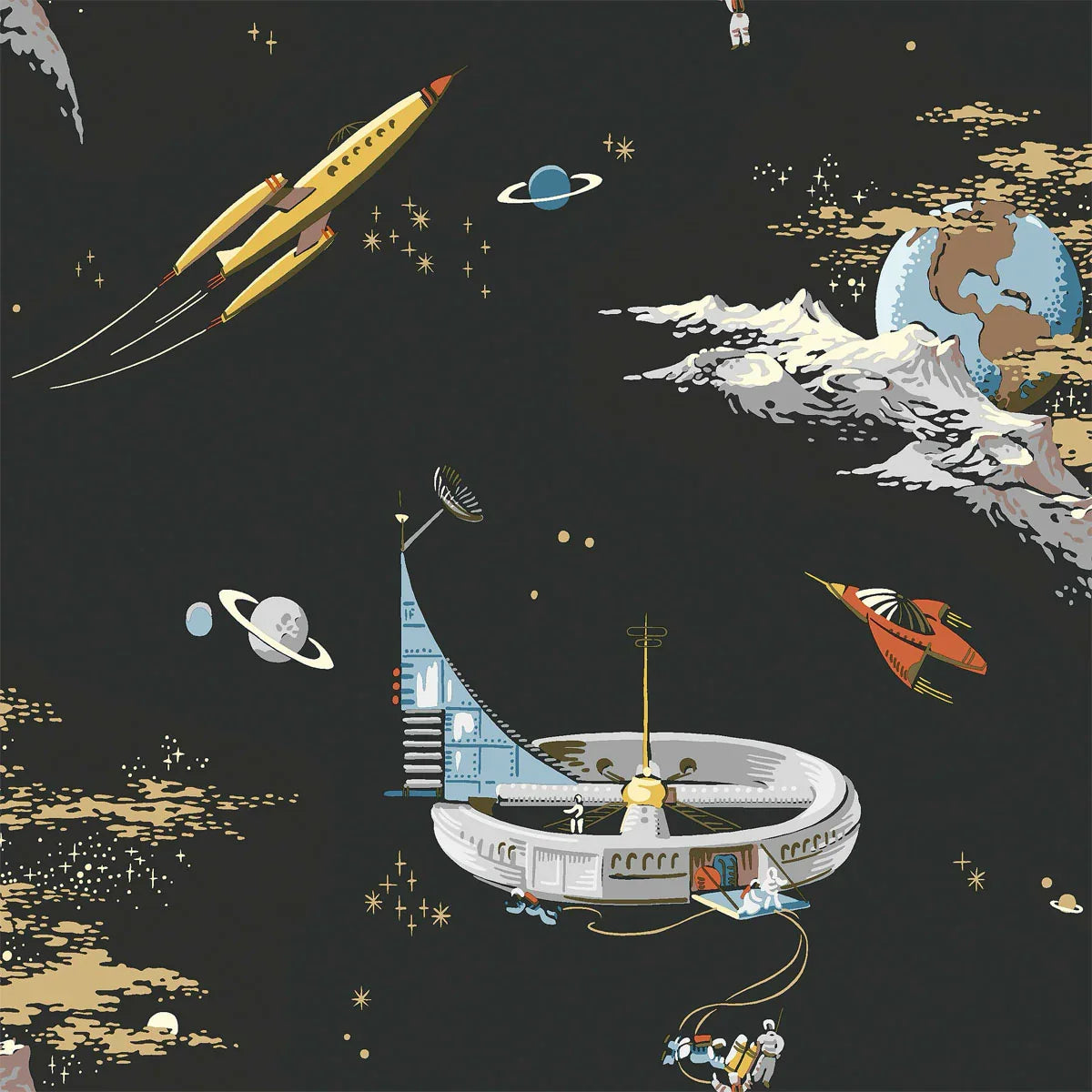 Space Adventure Wallpaper - Borastapeter