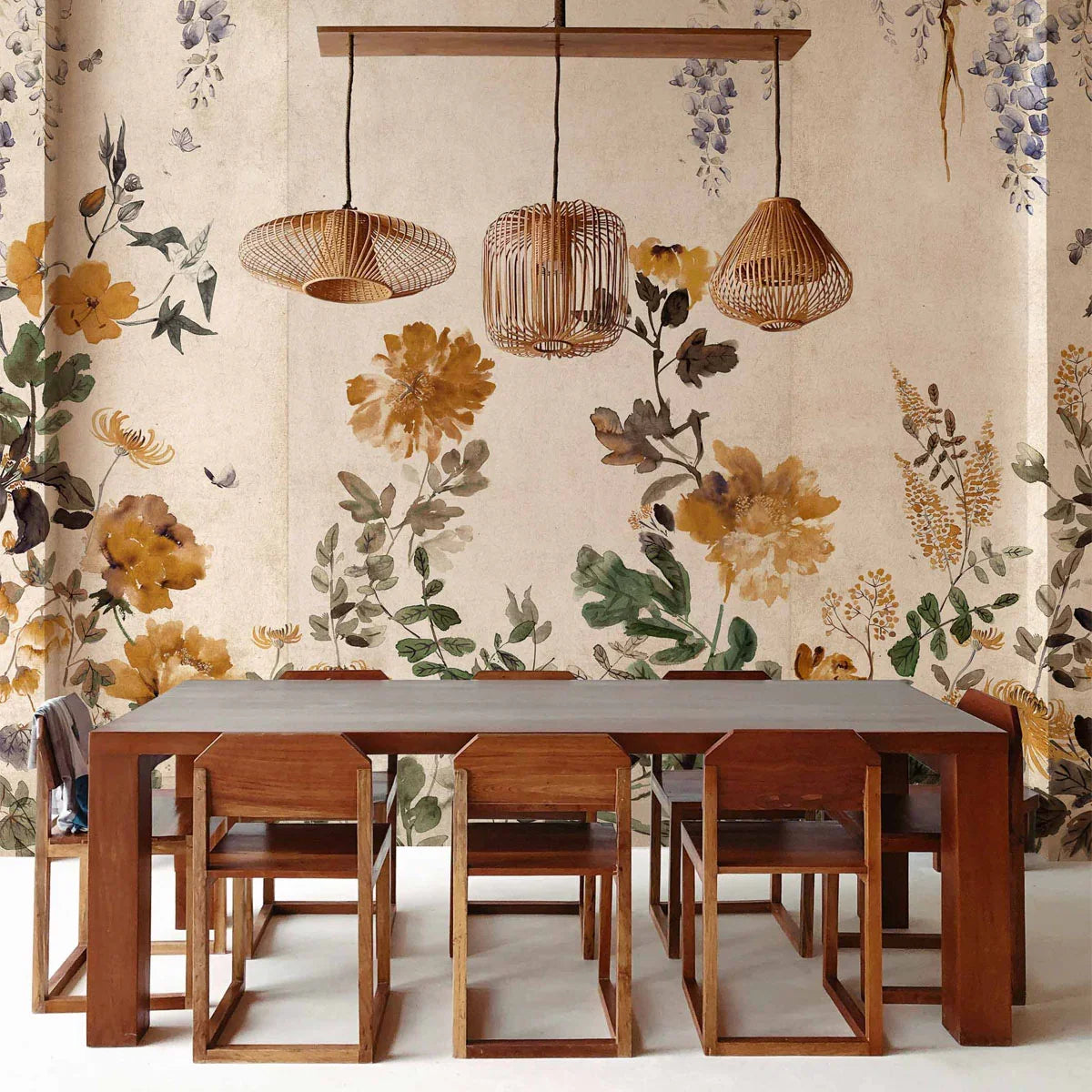 Spring Festival Mural Wallpaper - Coordonne