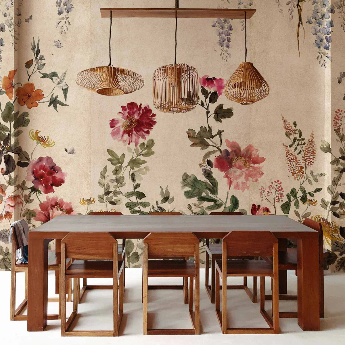 Spring Festival Mural Wallpaper - Coordonne