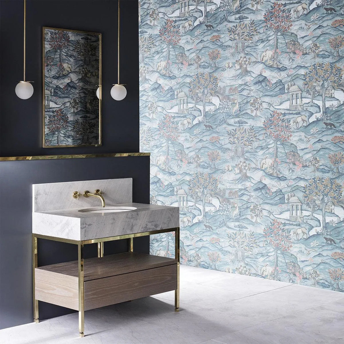 Stand Wood Wallpaper - Zoffany
