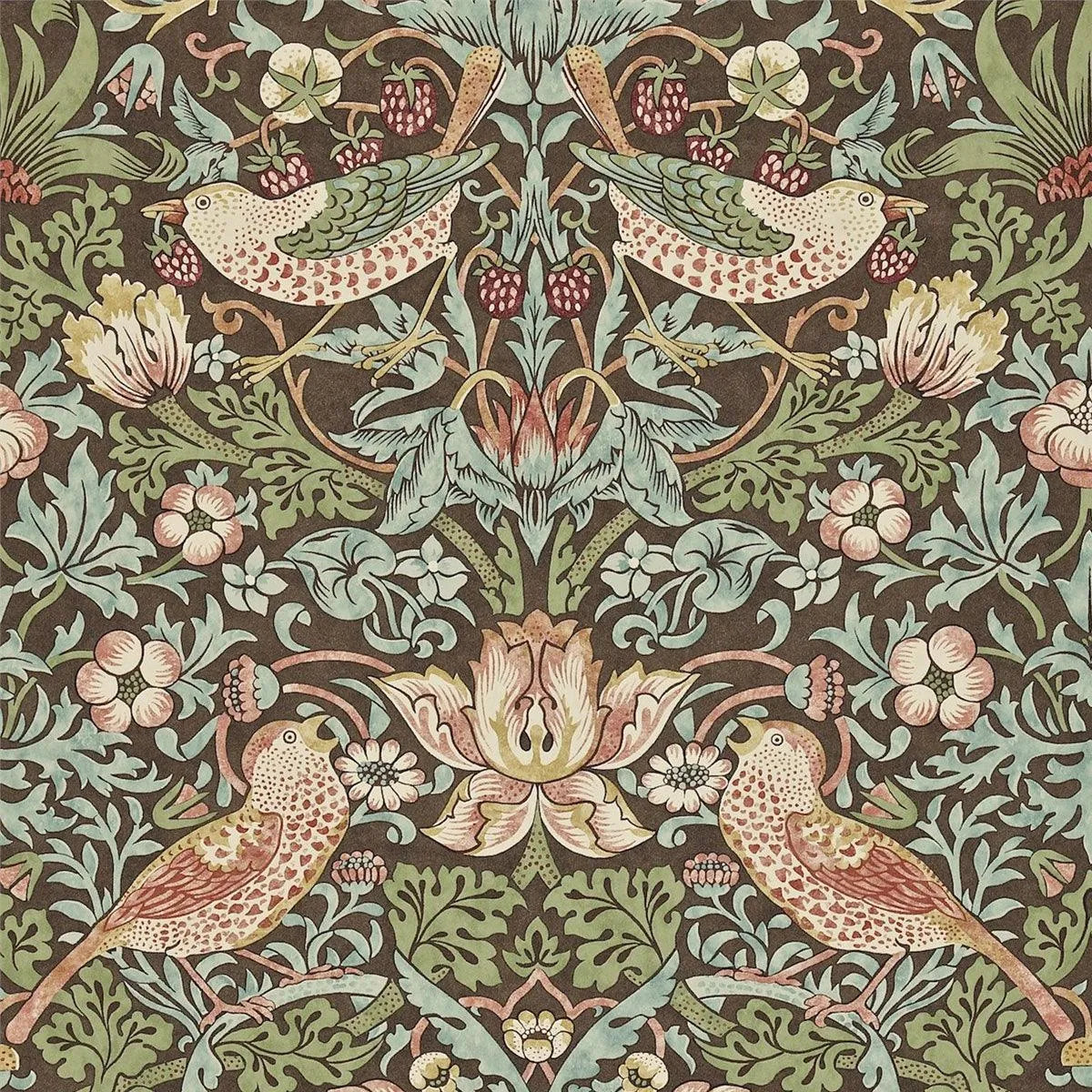Strawberry Thief Wallpaper - Morris & Co