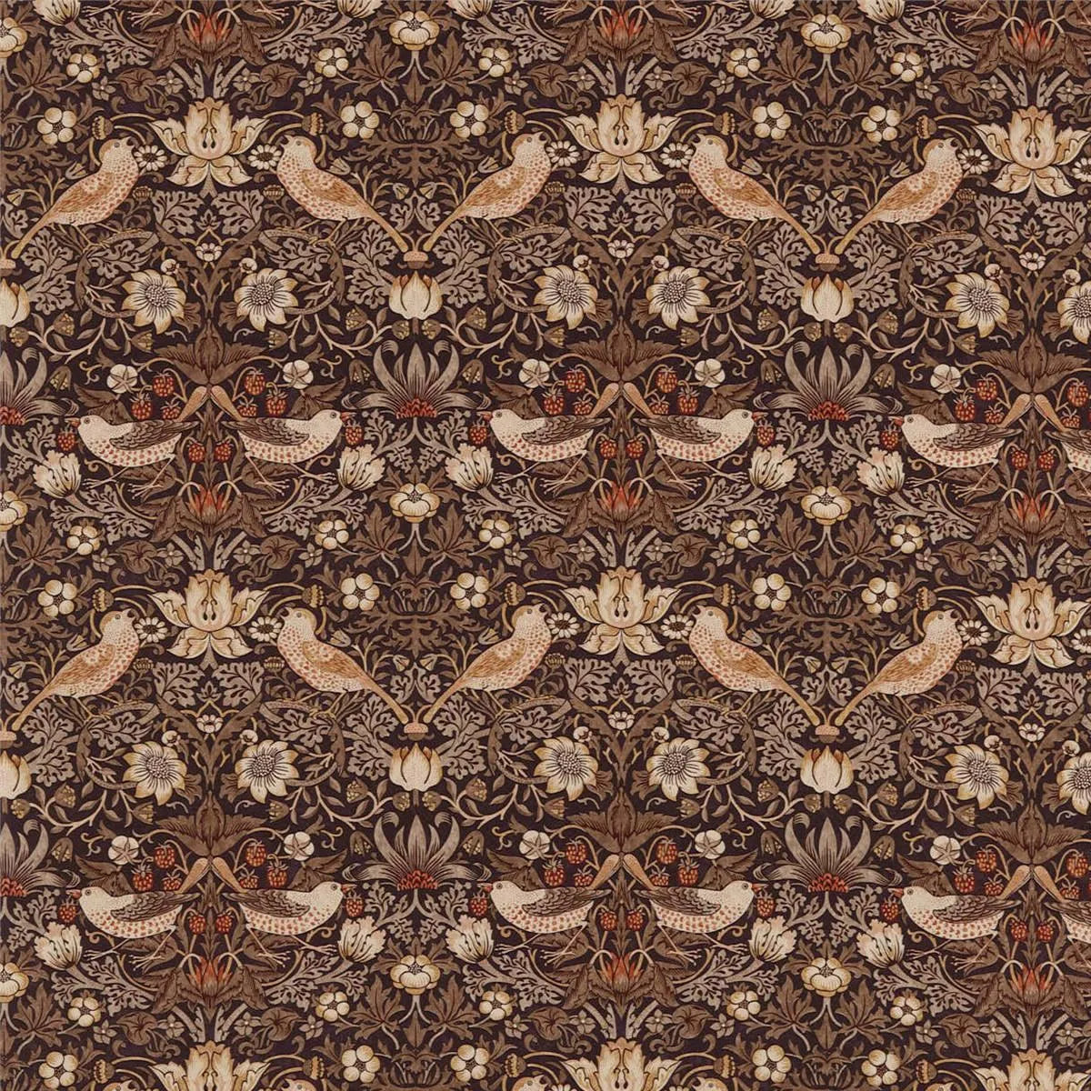 Strawberry Thief Fabric - Morris & Co