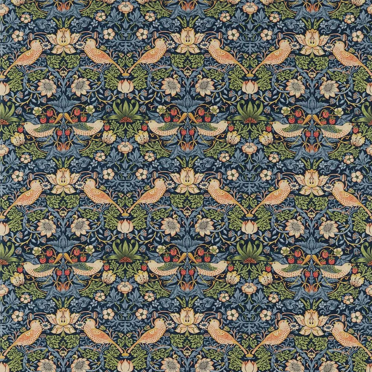 Strawberry Thief Fabric - Morris & Co