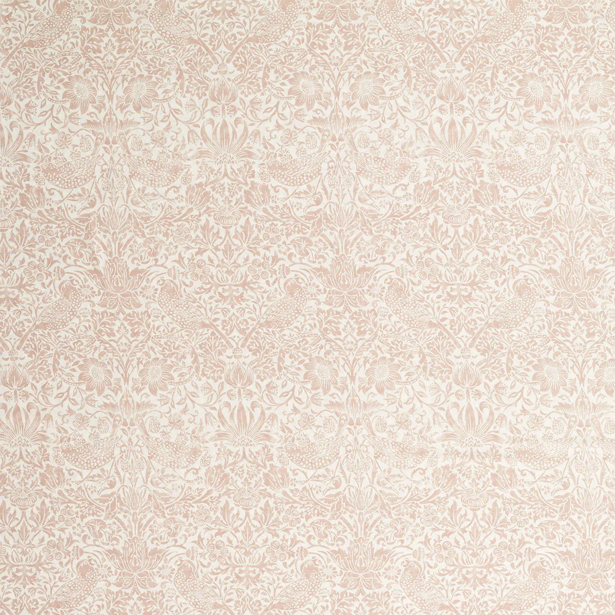 Pure Strawberry Thief Sheer Wide Width Fabric - Morris & Co